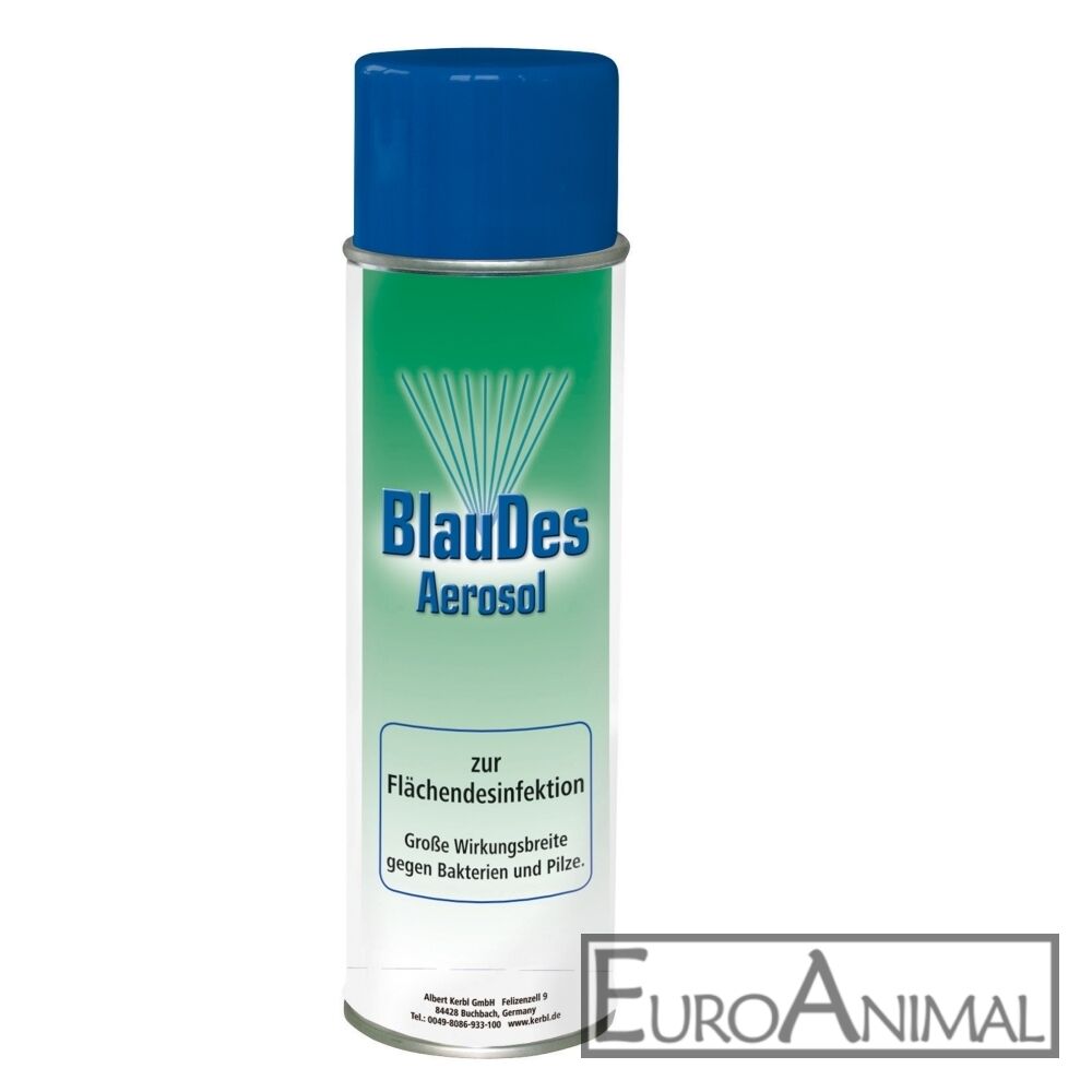 BlauDes - Blauspray - Desinfektionspray - 500ml Dose - Sprühdose - Blau Des