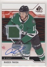 2018-19 Upper Deck SP Game Used Red Auto Jersey Radek Faksa #38 Auto hn6