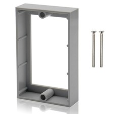 HXH 3/4 Inch 1 Gang Receptacle Outlet Box Extender Grey Electrical Switches