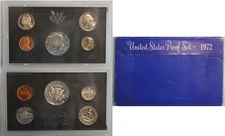 1972 Proof set (Clad) - (OGP) 5 coins