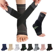 Ankle Brace for Women  Men Ankle Compression Sleeve Foot Sleeve with Wrap An...