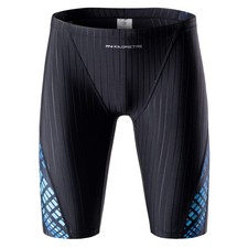 Men's Swimsuit Jammer Solid Swim Jammers Endurance Long Racing Training Swims...