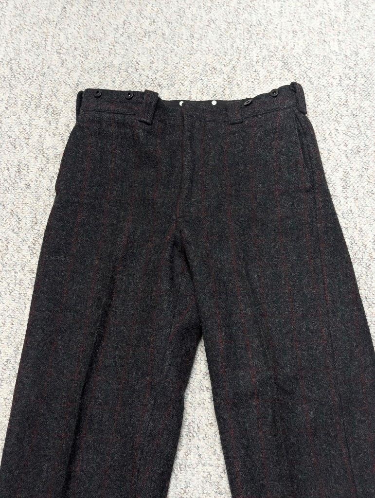 vintage USA made WOOLRICH hunting MALONE pants 34x30 wool