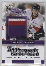 2013-14 ITG Heroes and Prospects Top Game-Used 1/1 Laurent Dauphin Patch 2a8