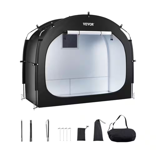 Bike Storage Tent, 4 to 5 Bikes, Outdoor Spacious Bike Storage Tent with Ventila - Picture 10 of 12