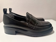 Aeyede  Damen Halbschuhe / Loafer, Leder, Schwarz, Größe 40, Ungetragen