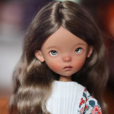 Handmade 1/6 Bare Doll BJD Doll SD Resin Joint Face Makeup Eyes Cute Girl Gift