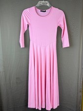 IBTOM CASTLE Pink Lyrical Modern Ballet Dance Competition Dress 130cm YOUTH SM