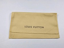 Authentic Louis Vuitton Cotton Dust Bag Envelope Wallet Cover Storage 9x5
