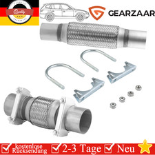 Flexrohr Auspuffrohr Flexstück Edelstahl Ø45 / 50 / 55 mm x 200 / 100 / 150 DE