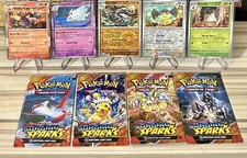 Pokemon Surging Sparks Common Reverse/Holos Set of 5 Cards Near Mint
