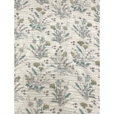 Aden Anais Swaddle Blanket Bunny Wildflower White Blue Muslin Cotton 40x40