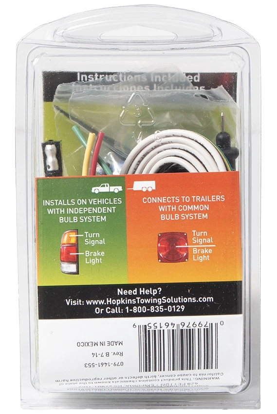 Kit convertidor de luz trasera universal plana Hopkins Towing Solutions 4 modelo ID 46155 Foto 2 de 4