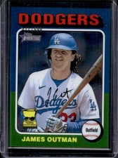 2024 Topps Heritage High Number James Outman Chrome #/699 Dodgers