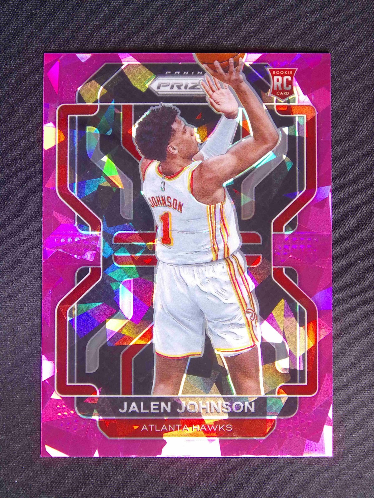 2021-22 Panini Prizm Jalen Johnson #305 RC Rookie Pink Ice