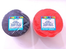 Orange and black party streamers 150ft sealed for parties, celebrations