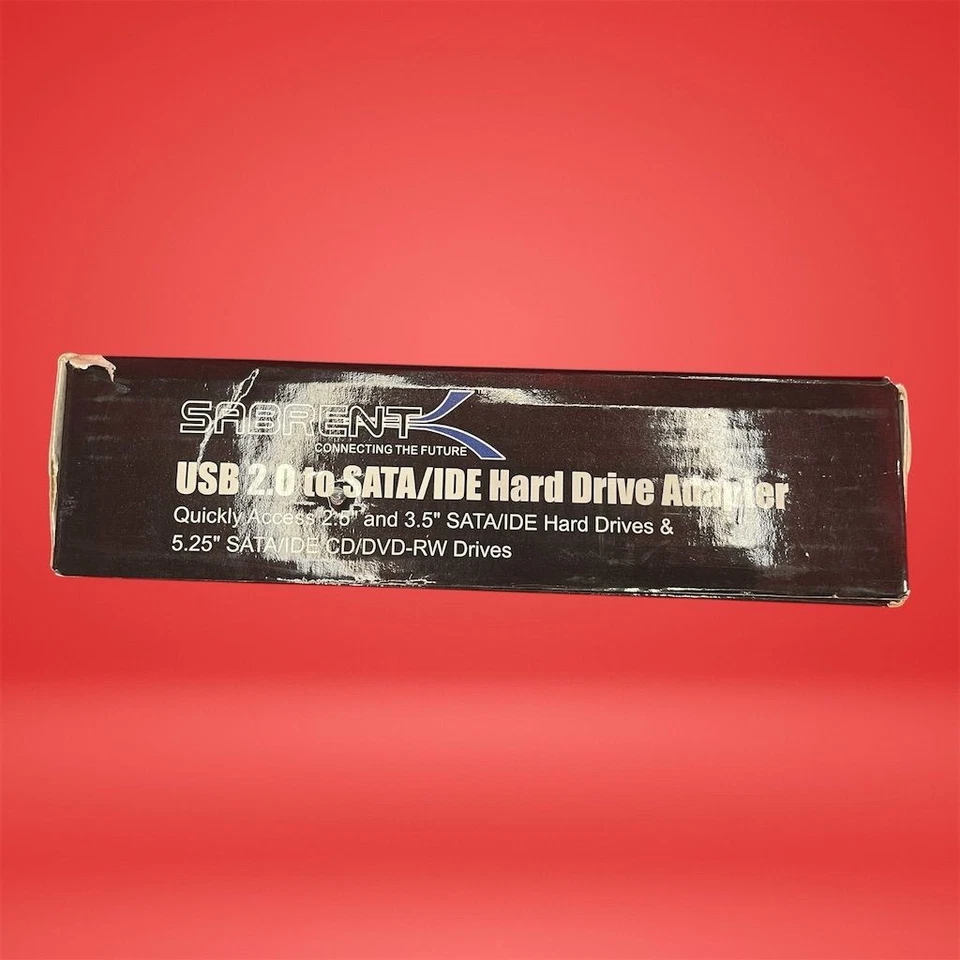 Sabrent USB-DSC5 USB 2.0 to IDE/SATA Hard Drive Cable Adapter with Box & Manual - Image 3 of 4
