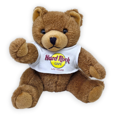 Hard Rock Cafe Las Vegas Teddybär 21 cm Herrington 1990 Teddy Plüschtier USA