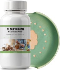 120ml Air Dry Clay Varnish - Sealant for Airdry - White