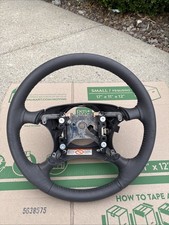 2001 - 2005 Ford Explorer Sport Trac Steering Wheel Gray Leather Bare Wheel Oem