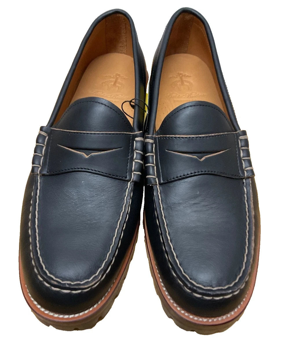 Brooks Brothers Loafers Shoes Mens Size 9.5B Brown Leather Tassel Slip On Alden 06598 Burgundy Calfskin Tassel Loafer | Alden Model  main image 3