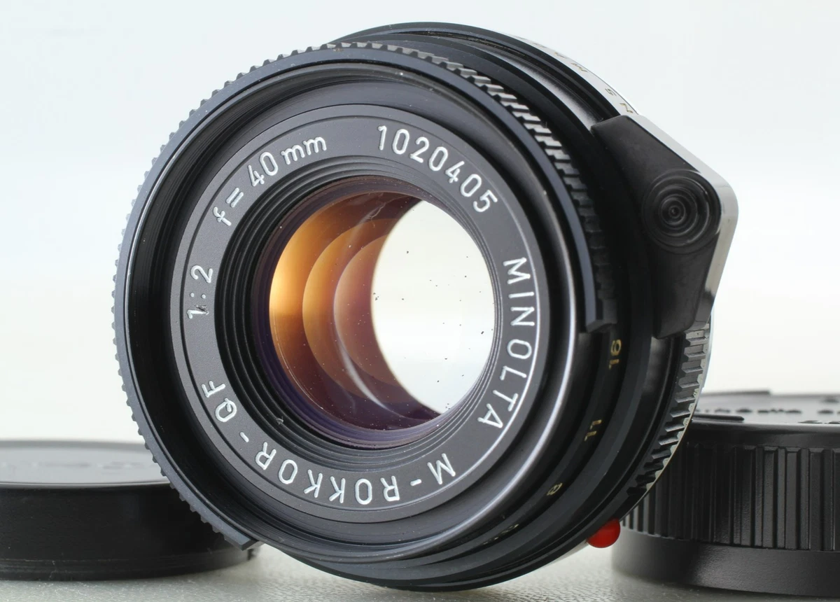 Minolta M Rokkor 40mm F2 for sale - eBay