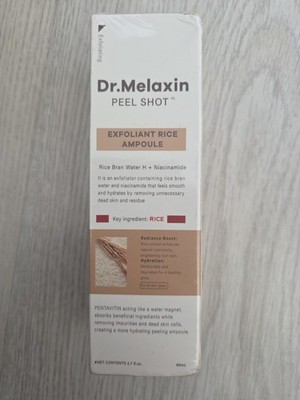 Dr. Melaxin peel shot exfoliant black rice ampoule 80ML