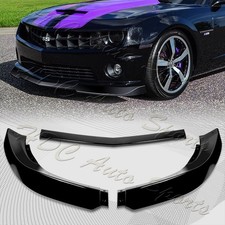 For 2010-2013 Chevrolet Camaro V6 Painted Black Front Bumper Lip Bodykit Spoiler For 2010-2013 Chevrolet Camaro V6 Painted Black Front Bumper Lip Bodykit Spoiler