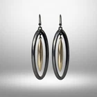 Vintage Liz Claiborne Costume Jewelry Earrings, Likely From The 1980s or 1990s