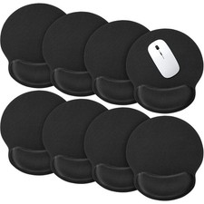 8 Pack Ergonomic Mouse Pad with Wrist Rest Support Gel Memory Foam Mousepad C...
