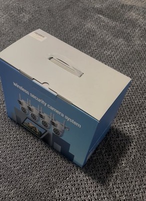 Wireless Security Camera System - 4 Cameras + Monitor  