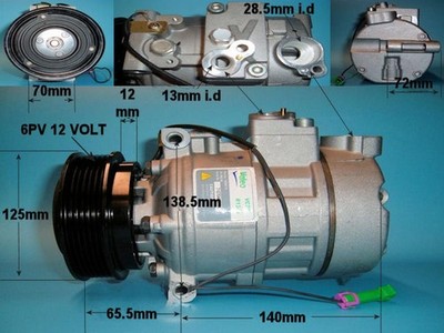 AutoAir Aircon Compressor 14-9692P For Audi A4 B5 8D2 2.4
