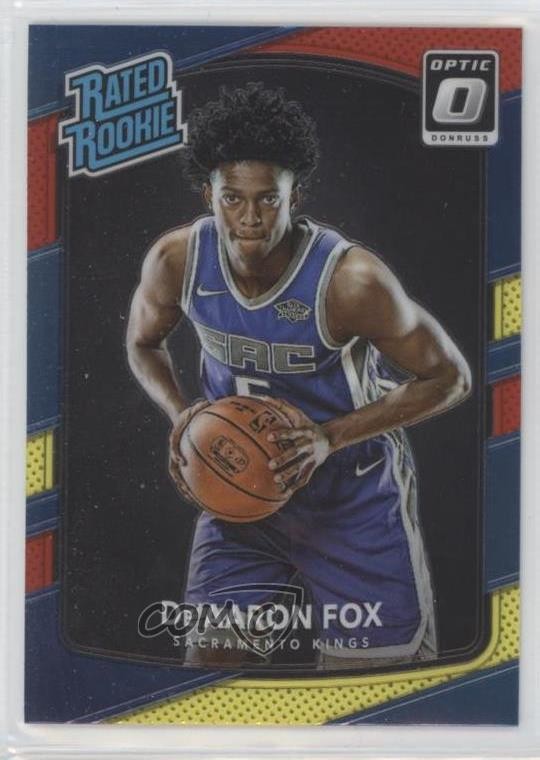 2017 Panini Donruss Optic Rated Rookie Mega Box Red & Yellow De'Aaron Fox 02qt
