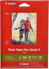CanonInk 1432C002 Photo Paper Plus Glossy II 5 x 7" 20 Sheets"