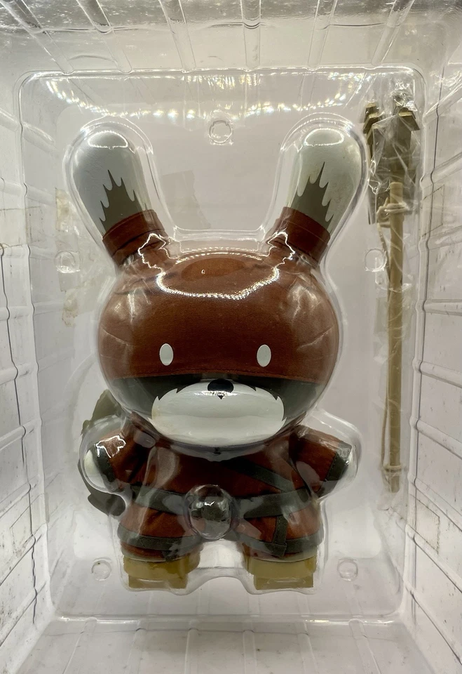 Huck Gee Red RAKU DUNNY set KIDROBOT 8” Vinyl Day & Night Version New In Boxes - Image 4 of 4