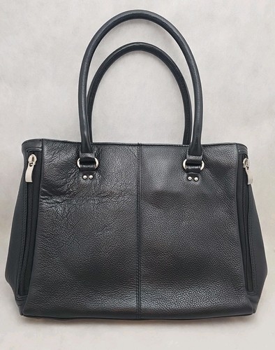 Gun Tote'n Mamas Black Leather Concealed Carry Purse *No Holster*