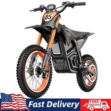 US Electric Dirt Bike Peak 3000W 48V 21AH Bicycle 35MPH motorcycles for Adult