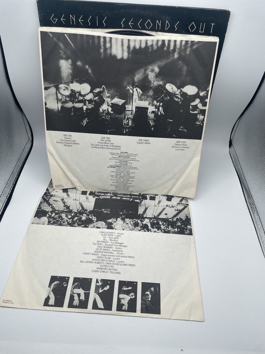 Genesis Seconds Out Double Live Vinyl Record VG+/VG GE2001 1977 | eBay
