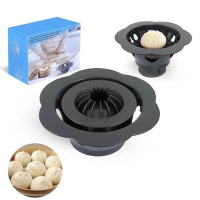 Baozi Maker Machine,6.57'' Dumpling Momo Maker Mold Plastic Kitchen Gadget Tool H