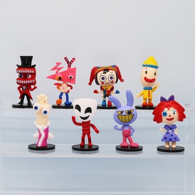 The Amazing Digital Circus Mini Figures Set of 8 - PVC Chibi Collectibles