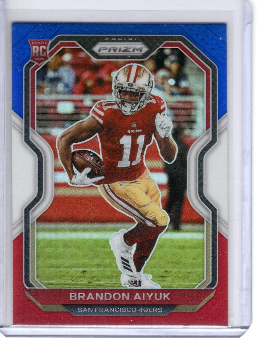  Brandon Aiyuk 2020 Panini Prizm - Rookie #301 Red White & Blue Prizm (RC)