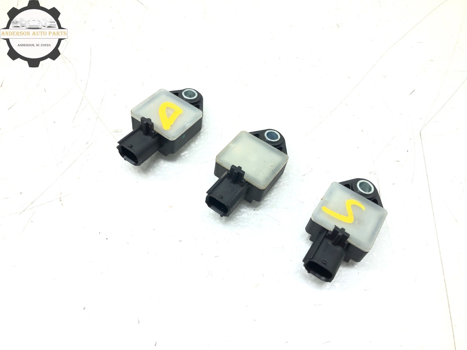 2007-2013 MASERATI GRANTURISMO CRASH IMPACT SENSOR SET 201232 193783 OEM.