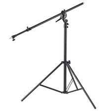 Air Cushioned Aluminum Light Stand, Max Height 12.8 ft/390 cm, Adjustable Photog