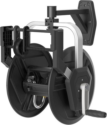 Giraffe Tools Heavy Duty Garden Hose Reel Wall Mounted Metal Water Hose Reel