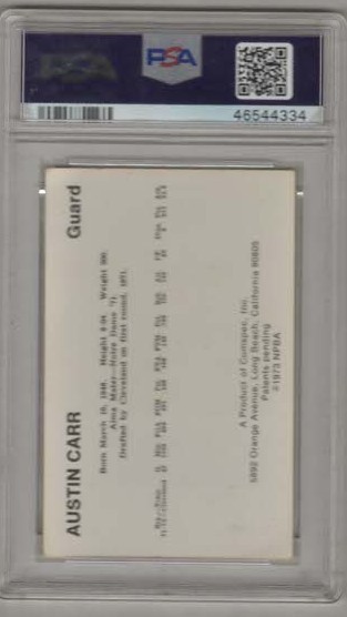 1972 Comspec Austin Carr PSA 3 view 2