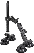 Car Mount for Insta360, 4 in1 Suction Cups Mount Kit with Invisible Selfie Stick