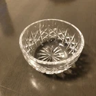 Waterford Cut Crystal Nut Candy Dish Vintage etched waterford logo