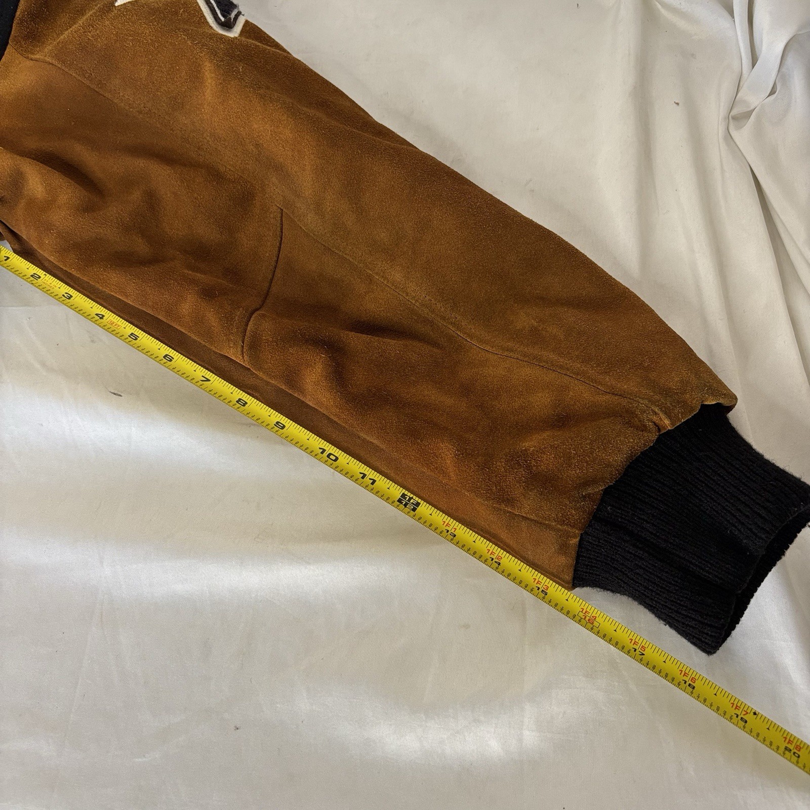 Paramount Studios Letterman Bomber Jacket Encore … - image 11