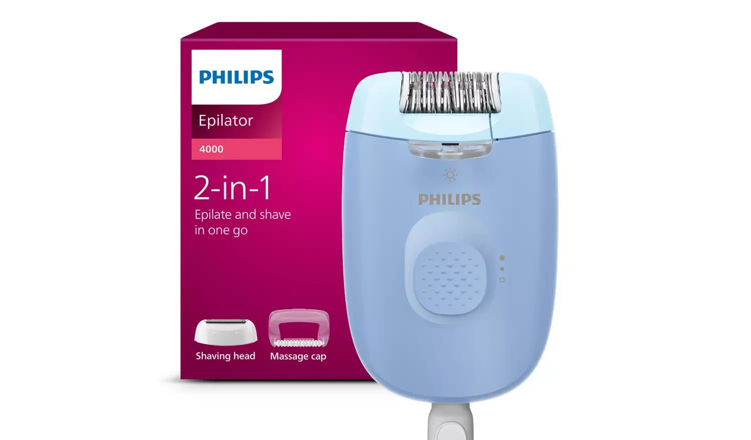 Philips Series 4000 - BRE247 Corded Compact Epilator