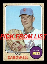 1968 Topps Baseball #239-456 VG-EX Pick From List ALL PICTURED dd8